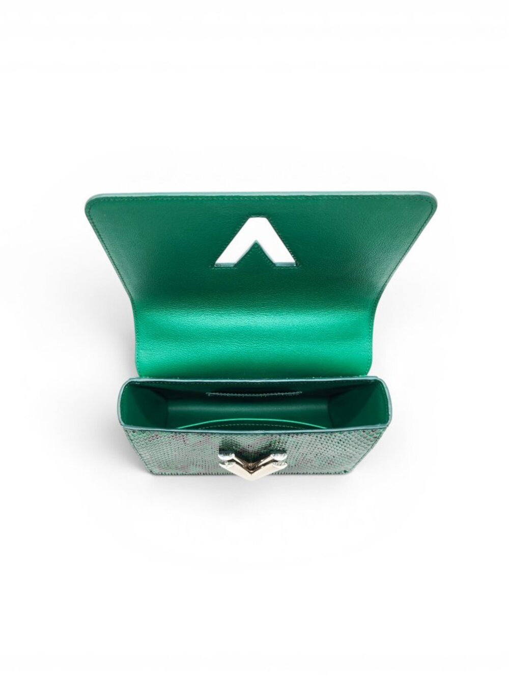Louis Vuitton LV Twist MM Python Shoulder Bag Green Limited Edition - $9000 - Picture 11 of 15
